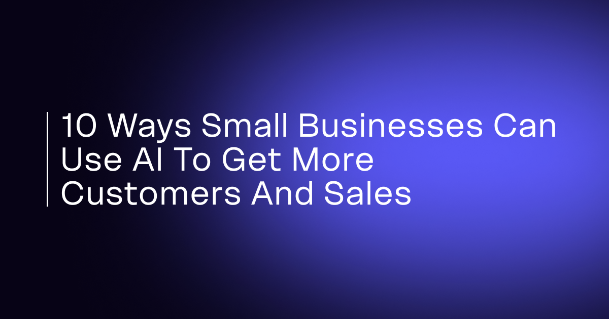 AI for small business